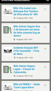 Alerta Rio Informes Lei Seca screenshot 3