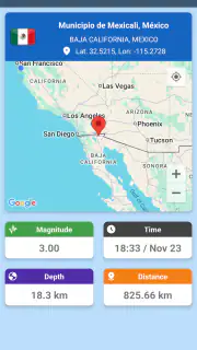 Alertas Terremoto & Rastreador screenshot 2