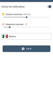 Alertas Terremoto & Rastreador screenshot 6
