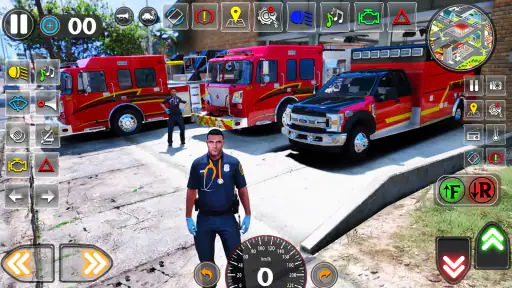 Ambulance Driving Game 3d screenshot 1
