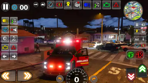 Ambulance Driving Game 3d screenshot 2