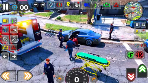 Ambulance Driving Game 3d screenshot 3
