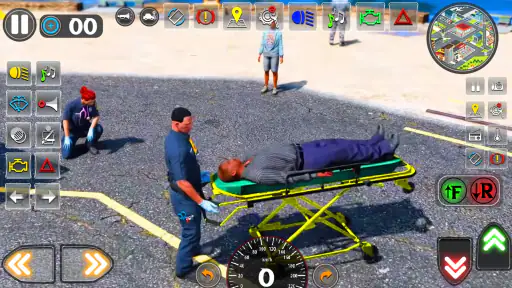 Ambulance Driving Game 3d screenshot 5