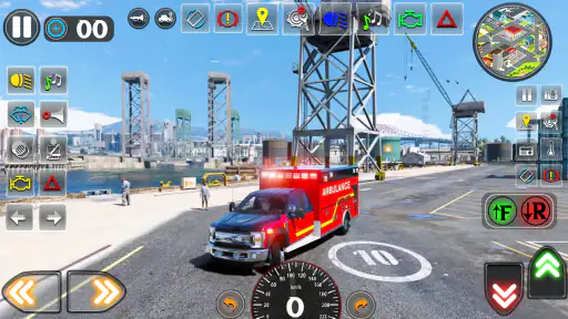 Ambulance Driving Game 3d screenshot 6