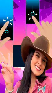 Ana Castela Piano Tiles Música screenshot 3