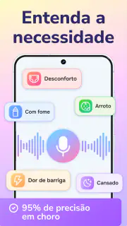 Analisador de choro de bebê screenshot 2