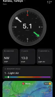 Anemometer: Wind Speed Tracker screenshot 2