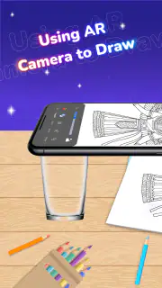 Anime AR: AR Esboço Desenho screenshot 1