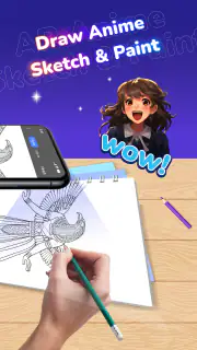 Anime AR: AR Esboço Desenho screenshot 2