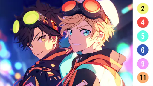 Anime Color - Jogos de Pintar screenshot 6