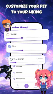 Anime Shimeji Pets On Screen screenshot 6