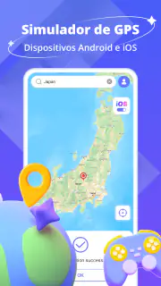 AnyGo-Simule GPS com Joystick screenshot 1