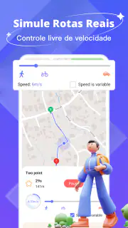 AnyGo-Simule GPS com Joystick screenshot 4