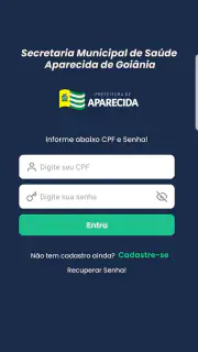 Aparecida Saúde - Paciente screenshot 1