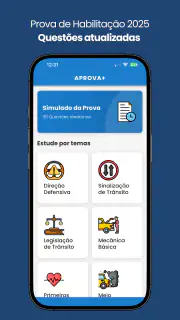 Aprova+ Prova de Habilitação screenshot 1