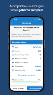 Aprova+ Prova de Habilitação screenshot 8