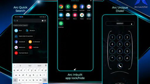 ARC Launcher® Pro Temas Faça screenshot 2