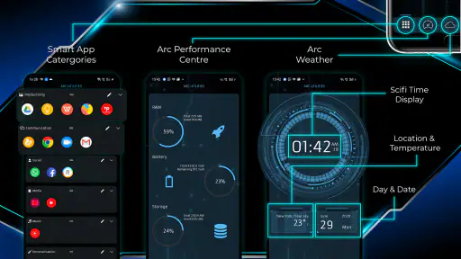ARC Launcher® Pro Temas Faça screenshot 3