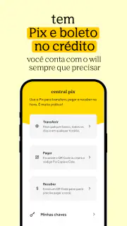 Banco will: Cartão de crédito screenshot 3