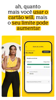 Banco will: Cartão de crédito screenshot 4