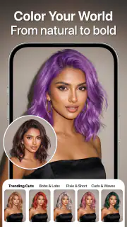 Bangs! AI Haircut & Color screenshot 2