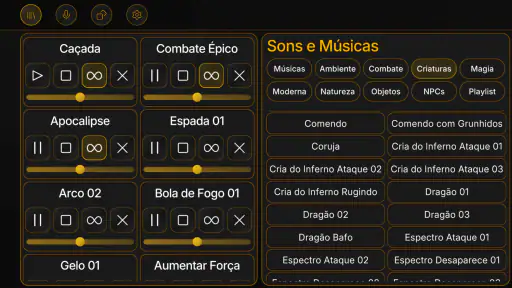 BeEpic: Sons para RPG screenshot 1