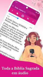 Bíblia da Mulher Harpa Áudio screenshot 1
