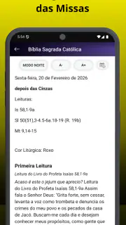 Bíblia Sagrada Católica Oração screenshot 3