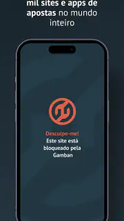 Bloqueio aposta - Gamban screenshot 1