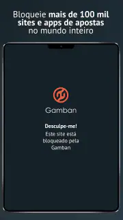 Bloqueio aposta - Gamban screenshot 8