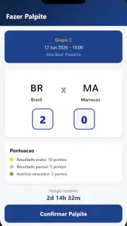 Bolão Copa 2026 screenshot 3