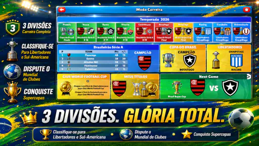 Brasil 2026 Jogo de Futebol screenshot 7