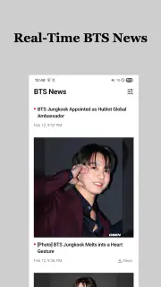 BTS News screenshot 1