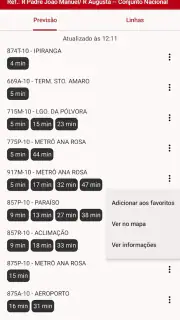 BusFinder - Ônibus SP screenshot 2
