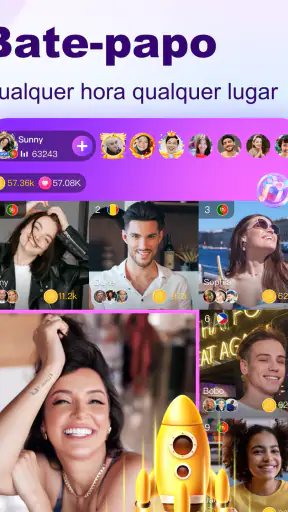 BuzzCast - Live Video Chat App screenshot