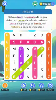 Caca Palavras Cruzadas Bíblia screenshot 6