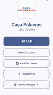 Caça Palavras - Jogo Clássico screenshot 1