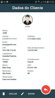 Cadastro de Clientes screenshot 7
