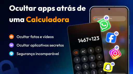 Calculadora: Ocultar Apps screenshot 1
