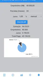 Calcular Empréstimo Consignado screenshot 1
