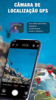 Câmara GPS: Mapa, Data e Hora screenshot 1