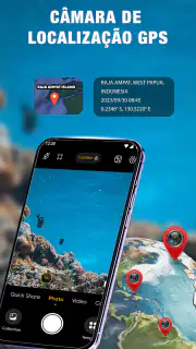 Câmara GPS: Mapa, Data e Hora screenshot 6
