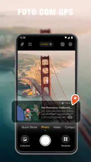 Câmara GPS: Mapa, Data e Hora screenshot 7