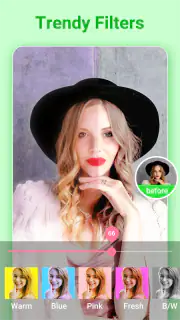 Câmera de beleza-selfie,filtro screenshot 5