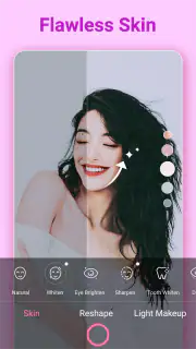 Câmera de beleza-selfie,filtro screenshot 7
