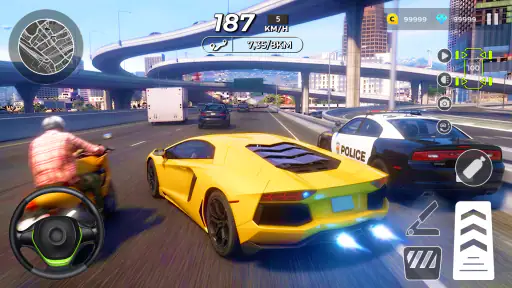 Car Driving Open World Game 3D screenshot 1