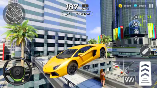 Car Driving Open World Game 3D screenshot 2