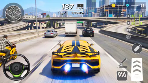 Car Driving Open World Game 3D screenshot 3