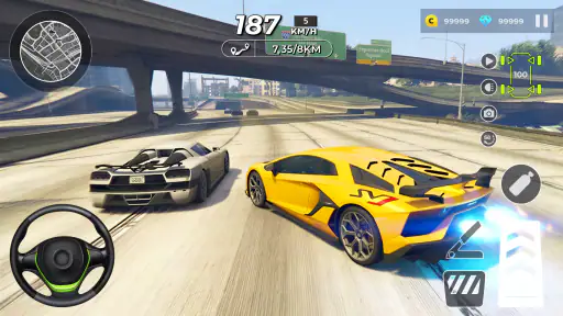 Car Driving Open World Game 3D screenshot 5