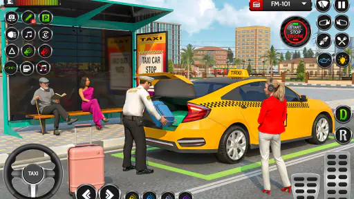 Car Driving Taxi Simulator screenshot 1